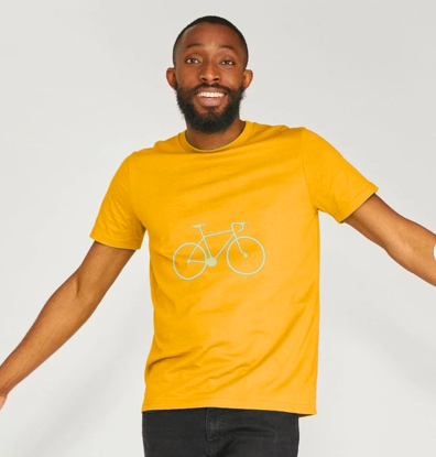 SortiBag's tweet image. 💛 🚲 Join Our #MindTimeMission With This Organic Cotton Jumbo Bicycle Print T-Shirt in Yellow. In partnership with @Teemillstore the pioneering sustainable fashion platform. sorti.teemill.com