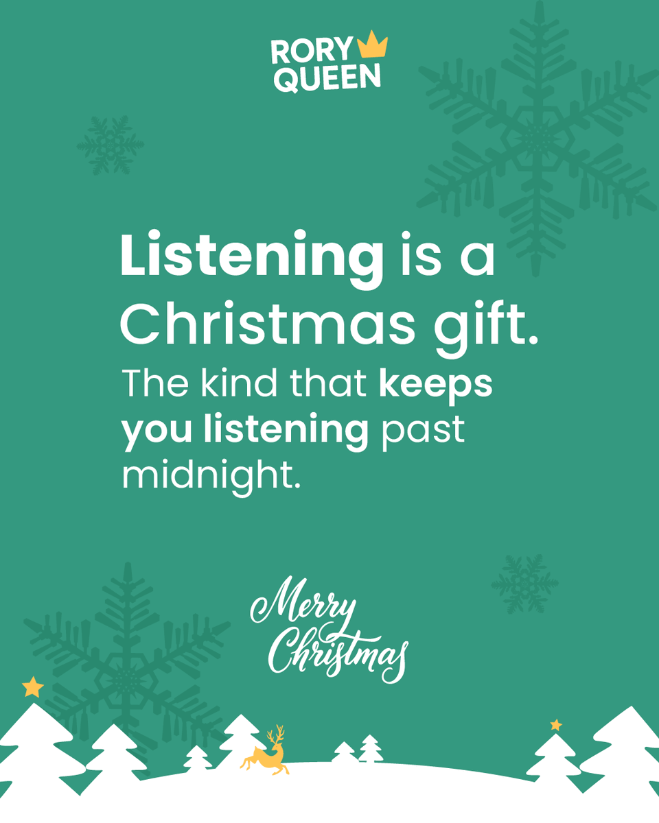 rory_queen901's tweet photo. Some nights don’t need music.
They need a voice that stays with you.
Headphones on.
Lights low.
“One more chapter” turning into three.
That quiet moment — that’s the gift.
🎧✨
#audiobooklover
#listeninglife
#christmaslistening
#cozywinter
#voicesmatter
#RoryQueen https://t.co/WFNfLmrQGy