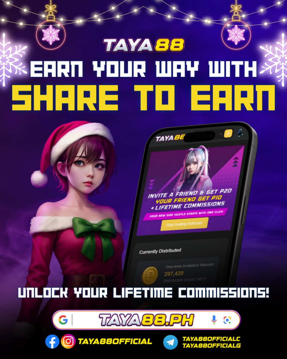 taya88ph's tweet photo. 💰 Kita habang nagsha-share? Pwedeng-pwede dito!
📲 Invite friends sa TAYA88 at may rewards ka agad.

💵 Mas maraming invite, mas tuloy-tuloy ang commissions.
💻 Gawing extra income ang simpleng pag-share today!

#phtaya #taya888 #phtayaslot #taya88 https://t.co/qPByZoE85T