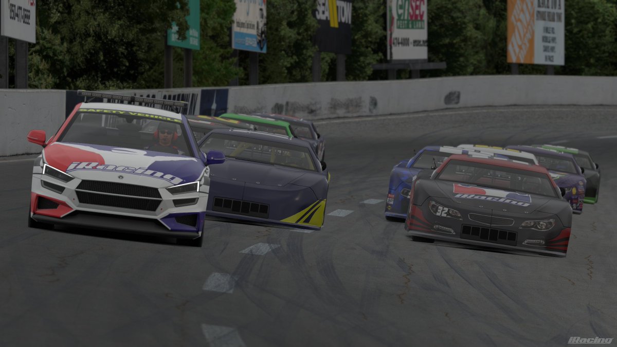 czechnascarteam's tweet image. As usually at the end of the season, it was a time for an exhibition race at 5-Flags Speedway called VO Snowball Derby on #iRacing. We put out of the garage the Super Late Model #nascar cars for this event, which was set for the total length of 300 laps. Our team went here ready.…