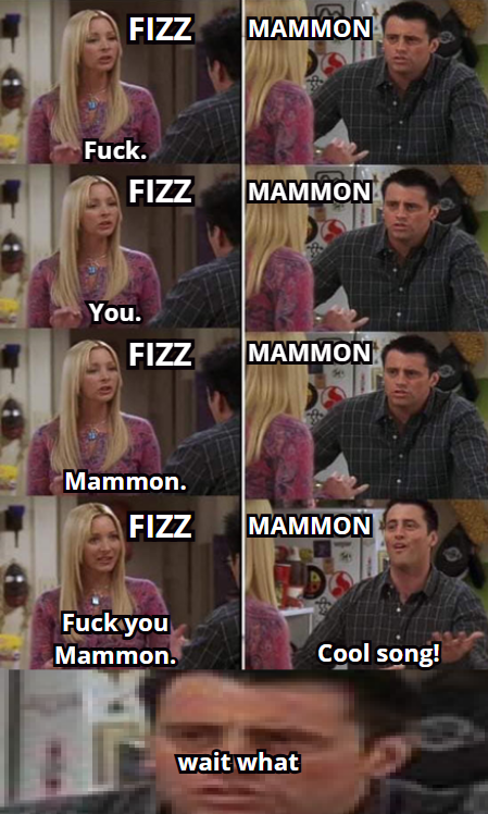 Amber_Ration's tweet photo. Daily old Hellaverse memes Part XCII #vivziepop #HelluvaBoss #Memes #helluvabossmeme #Hellaverse #helluvabossfizz #helluvabossmammon https://t.co/Ko9p46qZit