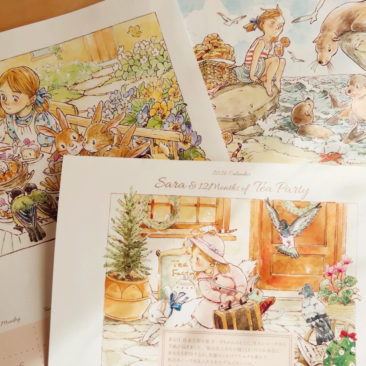 2026 Calendar
minne,Creemaに出品いたしました。
ティータイムをテーマにしたストーリー仕立てのカレンダーです🫖

minne.com/items/44540023

大変遅い時期となりますが、もしよろしければご覧ください🙏