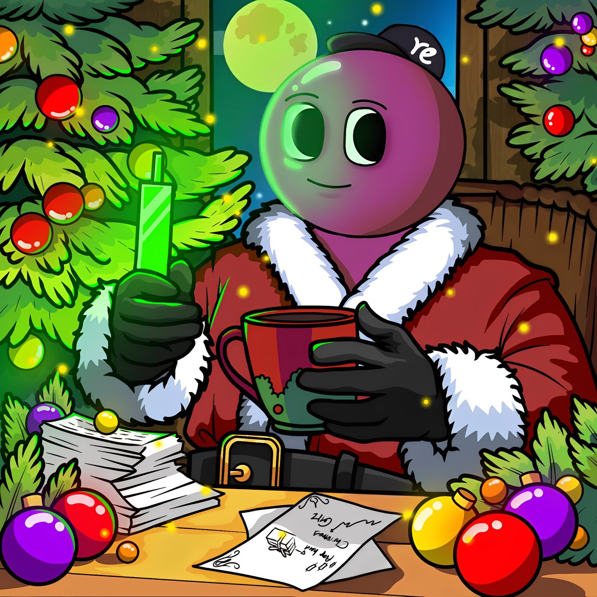 Gm 

Happy new week 

Redacted is curating his list of people who will be receiving Christmas gifts on Christmas day

Are you sure, you haven't been naughty throughout the year?👀

Day 5 of creating art for <a href="/re/">Re</a>

<a href="/REprotocol/">Redacted the Intern</a> <a href="/ChazEevee/">ChazEevee | (re) 🌎</a> <a href="/miketwinks/">j.mike ./</a> <a href="/st3phdoteth/">st3ph</a> <a href="/thecliffwhite/">Cliff White 🌏</a>