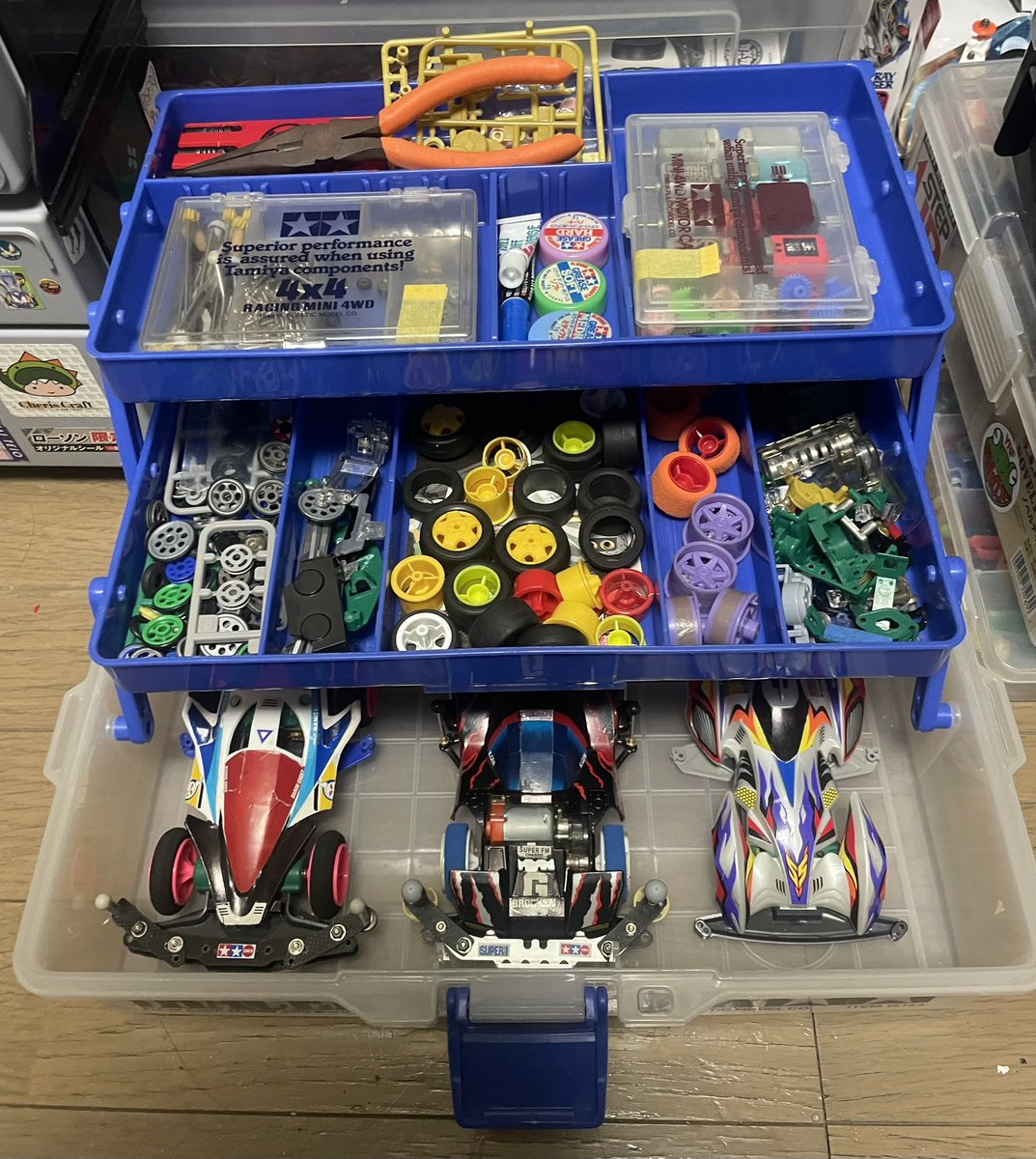 自分の求める当時物ミニ四駆の完成系が出来上がりました(* 'ᵕ' )☆