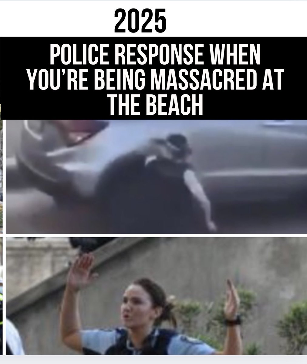 Witnesses claim they were "sitting ducks" as terrorists let off over 50 rounds whilst first "response" Bondi police "froze" and did not shoot back for over 10 minutes. 

Interesting, as I remember a time not long ago when we were getting shot at with rubber bullets and throttled