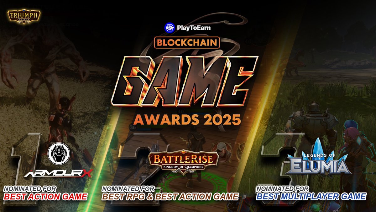 We here building for you gamers 👀

Three games, nominated for three categories. Don’t say we didn’t cook for you lads 🔝 👩‍🍳 

What are you waiting for? Experience peak web3 gaming now 👀👀