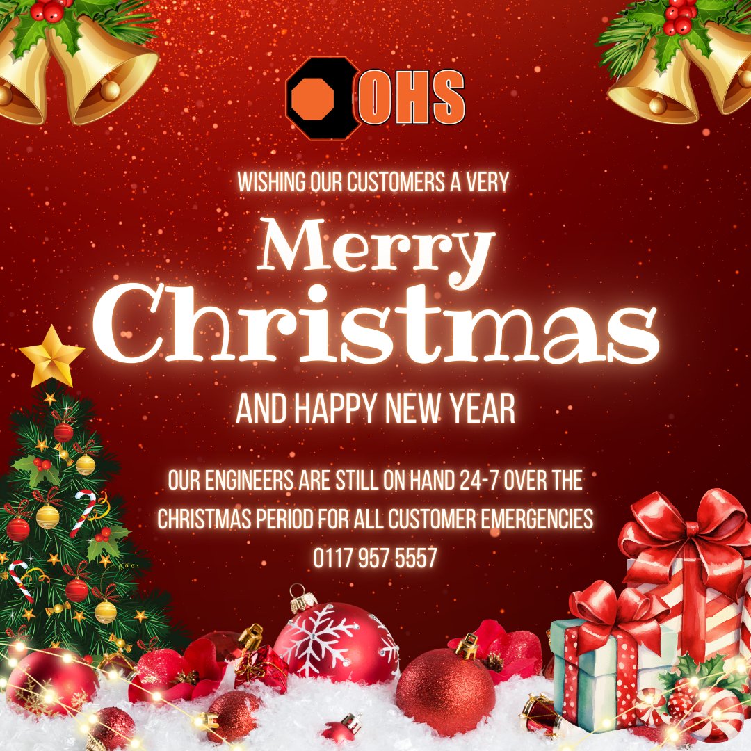Merry Christmas and a happy new year to all our customers, suppliers, and of course employees.