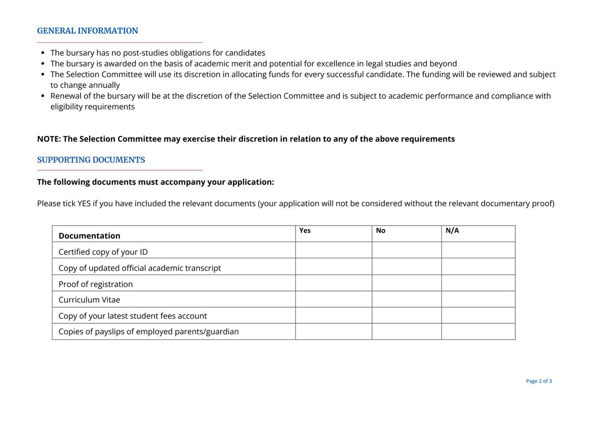 UPLawFaculty's tweet image. Call for Applications: Dikgang Moseneke Excellence Bursary (2026) 🎓✨

Applications for the Dikgang Moseneke Excellence Bursary are officially open for 2026! This prestigious bursary is available to undergraduate LLB students who demonstrate strong academic performance,…