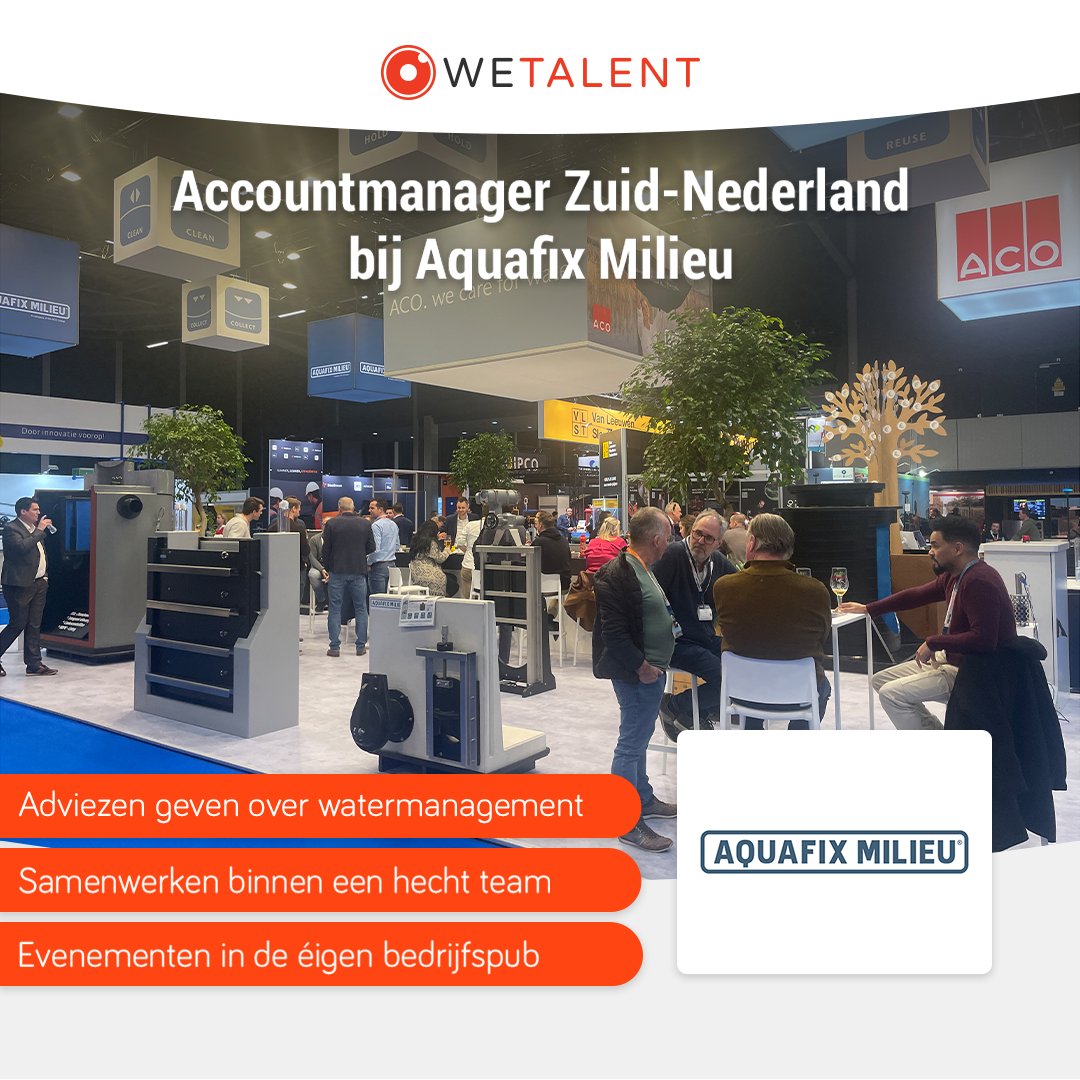 Vind jij het leuk om klanten te bezoeken op kantoor én op projectlocaties? 🚗

In deze rol bij <a href="/aquafixmilieu/">Aquafix Milieu</a> zorg je dat opdrachtgevers top-of-mind blijven, breng je nieuwe projecten in kaart en zet je offertes om in opdrachten.

wetalent.nl/kandidaat/vaca…
#aquafix #accountmanager