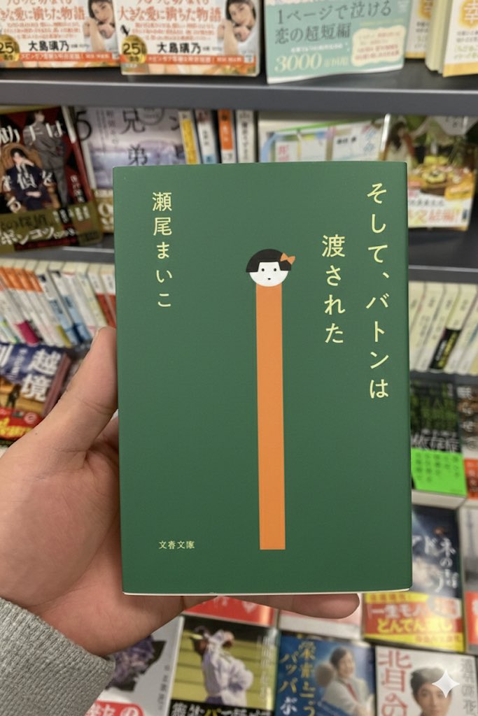 booklikebox's tweet photo. そしてバトンは渡された/瀬尾まいこ

なぜバトンが渡され続けたのか。という答えが、これまでの出来事を一気に照らし返し、温かさと涙が同時に押し寄せる。
優しい小説です。

 #読書
 #本紹介
 #読書好きな人と繋がりたい https://t.co/Ysykh3RNaL
