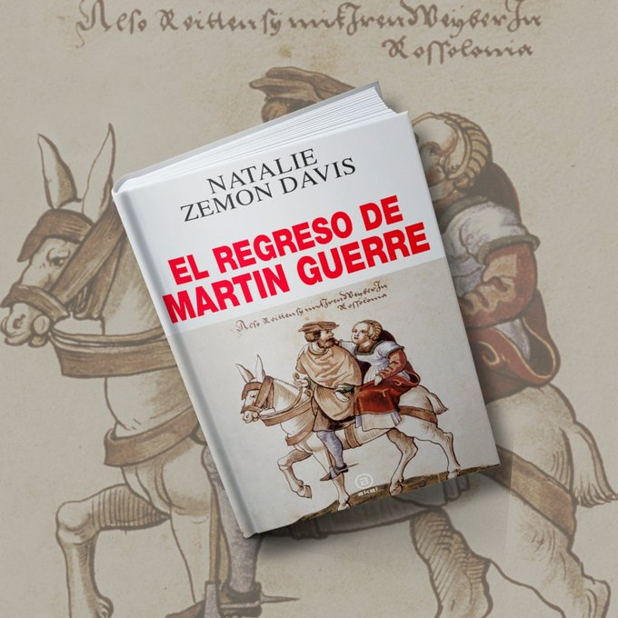 AkalEditor's tweet photo. Un intrigante relato de identidad y engaño en la Francia del siglo XVI.
📕'El regreso de Martin Guerre' desafía las normas sociales y las expectativas de una comunidad rural.
👉 https://t.co/GcrTMBKDLj https://t.co/Zo0EaR1d2b