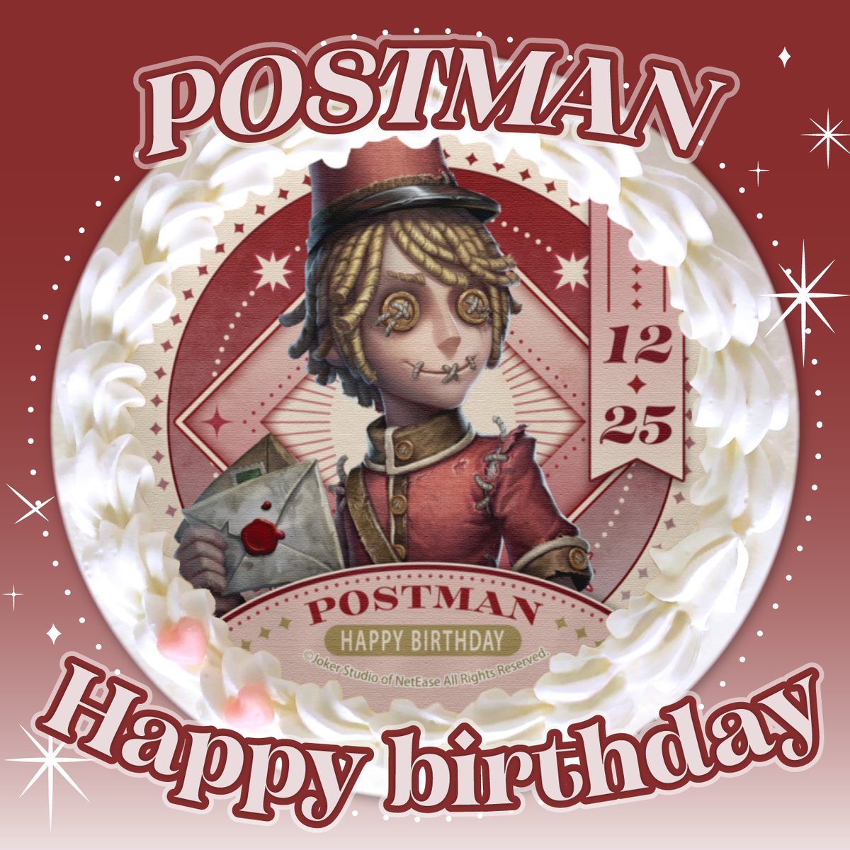 IdentityV 第五人格 受注バースデー 誕生日 記念日 グッズ ポストマン IdentityV 第五人格 受注バースデー 誕生日 記念日 グッズ ポストマン