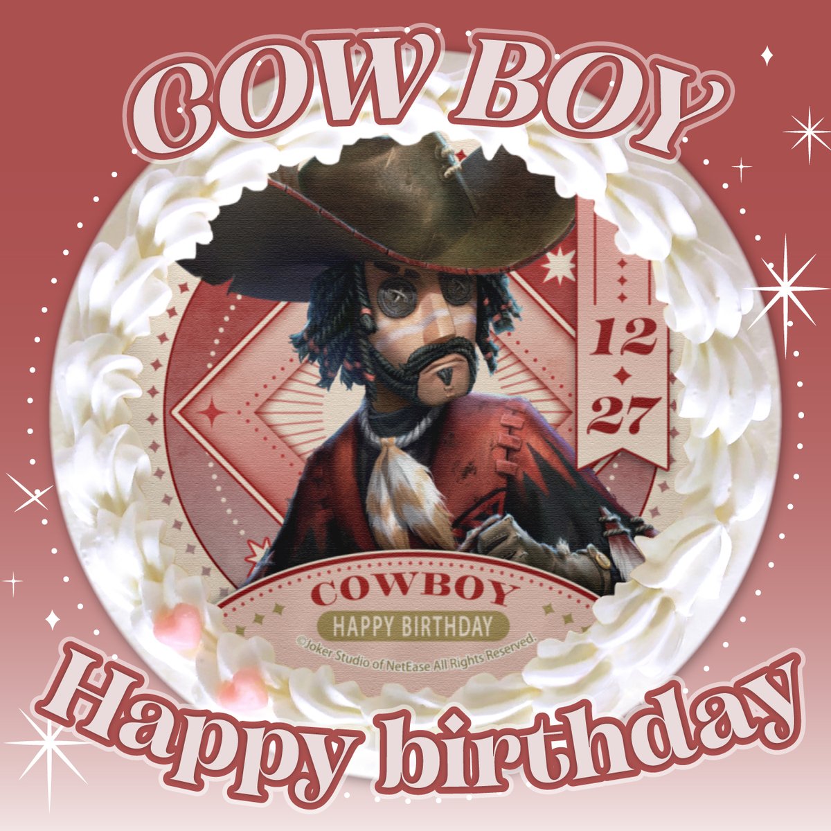 IdentityV #第五人格』 本日12月27日は #カウボーイ「カヴィン・アユソ