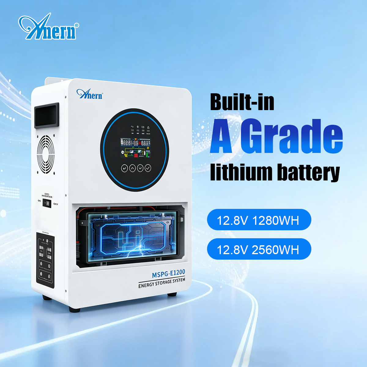 AnernSolar's tweet image. 1.2KW Solar Energy Storage System
🔋1280Wh / 2560Wh options
🧱Wall- or floor-mounted
⚡AC &amp;amp; PV dual charging, multiple outputs
Ideal for residential use and distributors seeking reliable storage.
📞WhatsApp: +86 199 2479 4767
📧fb@anern.com
#solarbattery #lithiumbattery