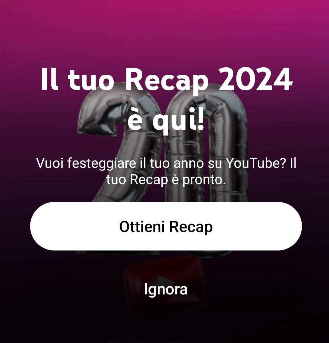 Ti capisco YouTube anche io non ho ancora processato il 2025