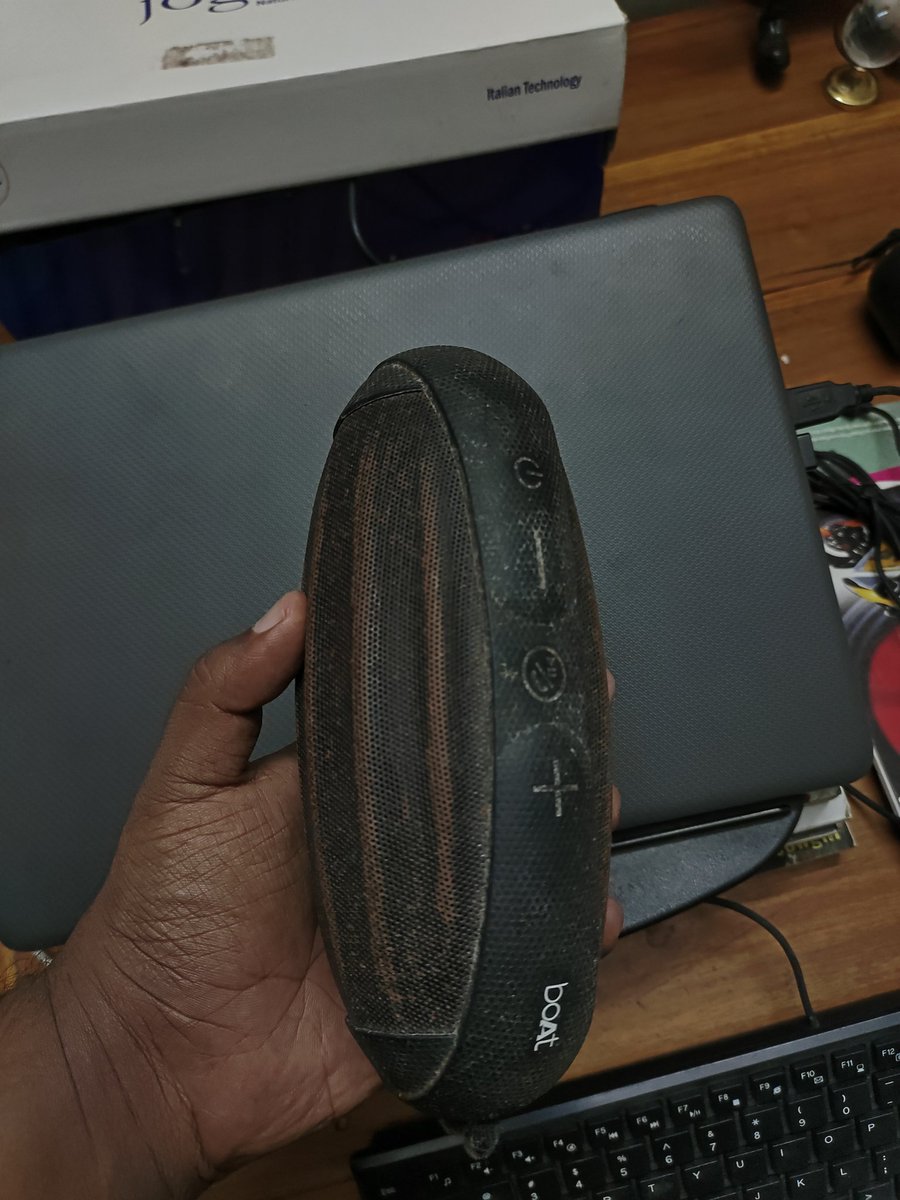 Ivinesh_'s tweet photo. The speaker still sounds good and does its job well. The issue is purely build quality.

For comparison, my old @RockWithboAt Rugby (₹1,500) is much older and still looks rugged and intact. Sound isn’t as good as Tribit, but the build has clearly lasted better.
Hope you reply. https://t.co/2hQnUUp0VR
