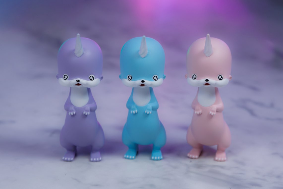 RT @prdtrt_shop: ぷれでたーらっとソフビ「イッカクカワウソソフビ 」