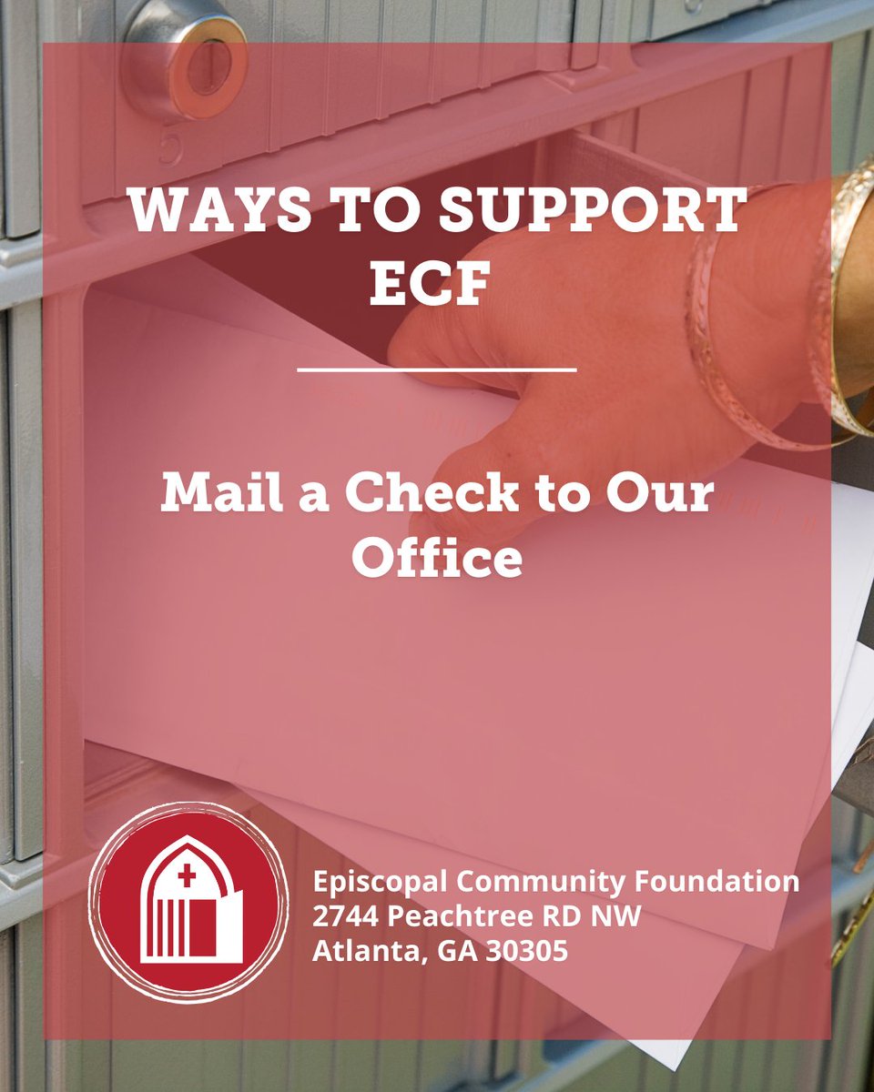 ECFimpact's tweet image. Prefer to make your gift with a check? Donations can be mailed to our office year-round! Please note: mailed donations MUST be postmarked no later than Dec. 31, 2025 in order to count as a 2025 donation. We recommend mailing donations before the holidays! #ECFimpact