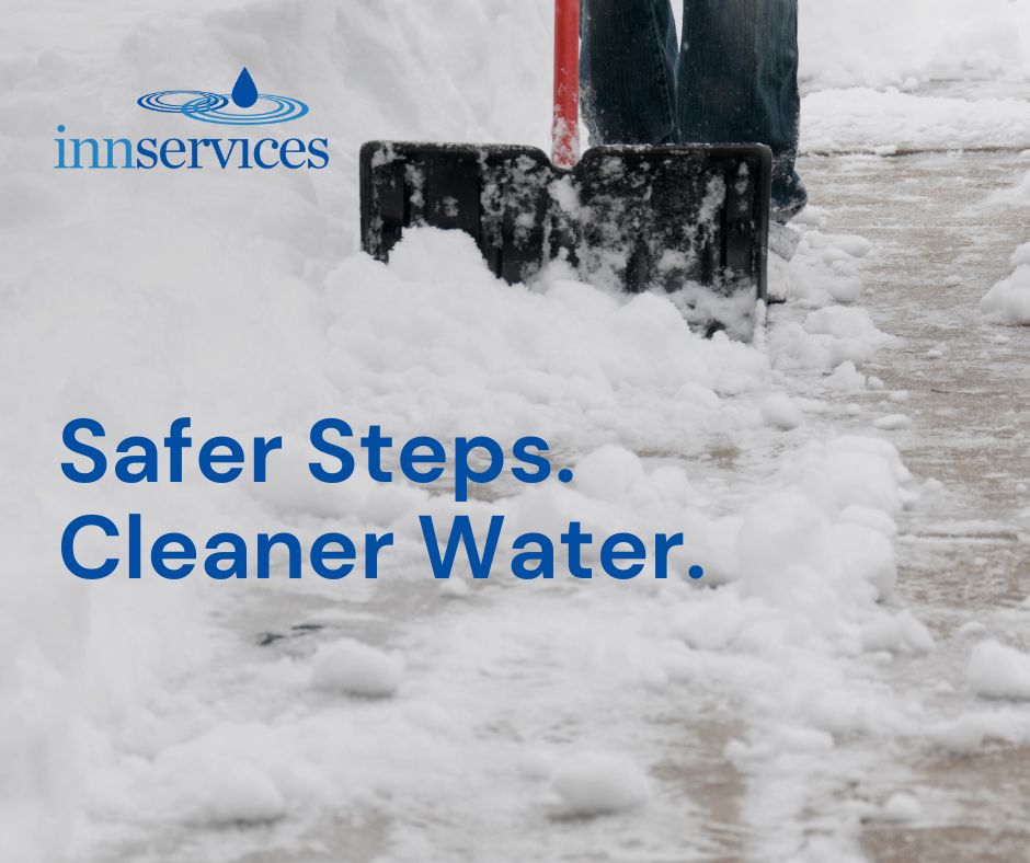Winter safety starts with simple steps: shovel early, keep snow out of waterways, and try winter products that are easier on our drinking water.
Store salt somewhere dry so it doesn’t wash away.
Learn more: innservices.co/news-and-event…
#SourceWaterProtection #InnServices #WinterSafety