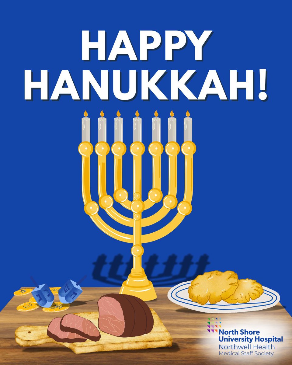 NorthwellMS's tweet photo. #HappyHanukkah! 🕎 Wishing you eight nights filled with light, love, and joy with family and friends.

https://t.co/LxAicQ6GTd

#NorthwellMedicalStaffSociety #NorthwellMSS #NorthwellHealth #Northwell #NSUH #NorthShoreUniversityHospital #SyossetHospital #NewYork #LongIsland https://t.co/N2nRh0vF2b