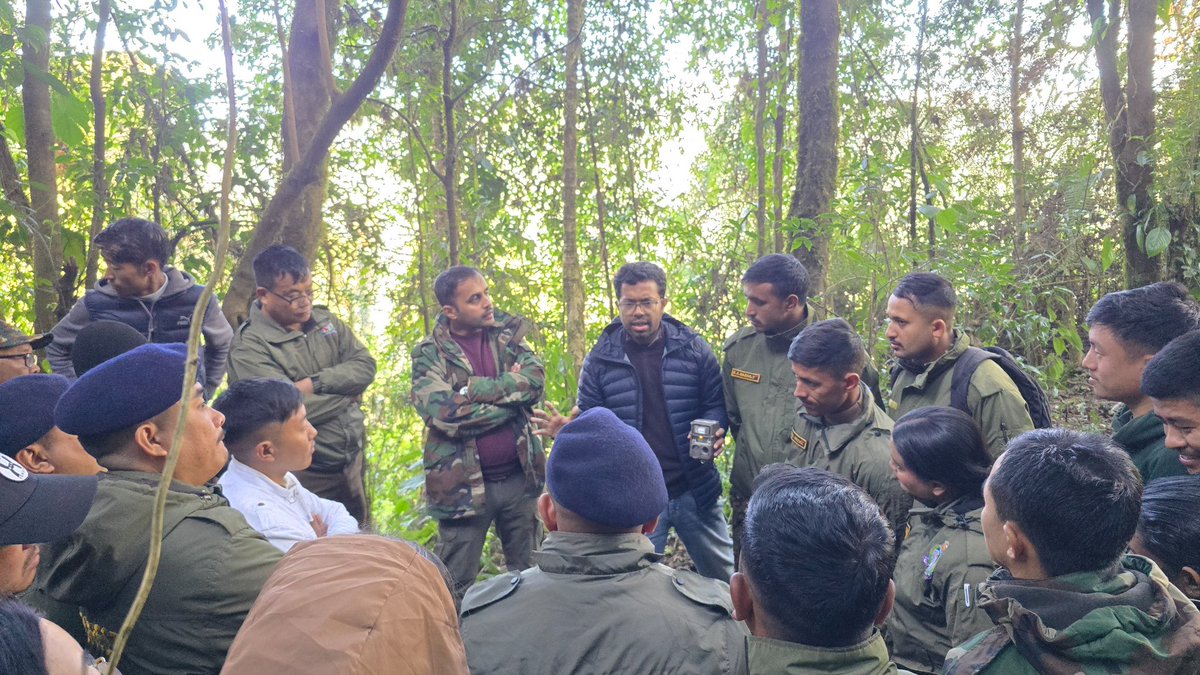 wii_india's tweet photo. Exciting times in Sikkim!  For the first time, the state is hosting AITE 2026 training by NTCA Tiger Cell WII. Over 200 participants gearing up with Phase 1 Polygon search sampling protocol & Phase 3 Camera trapping protocols.

Hands-on sessions include mSTRIPES app training & field sessions during the workshop. Sikkim's on the tiger trail like never before!
@moefcc @ntca_india @wii_india @sikenvis
@sikkimforests @MSTrIPES @wildwithwolves @V_kolipakam @jkbora @manishwild  @GobindsagarBha1