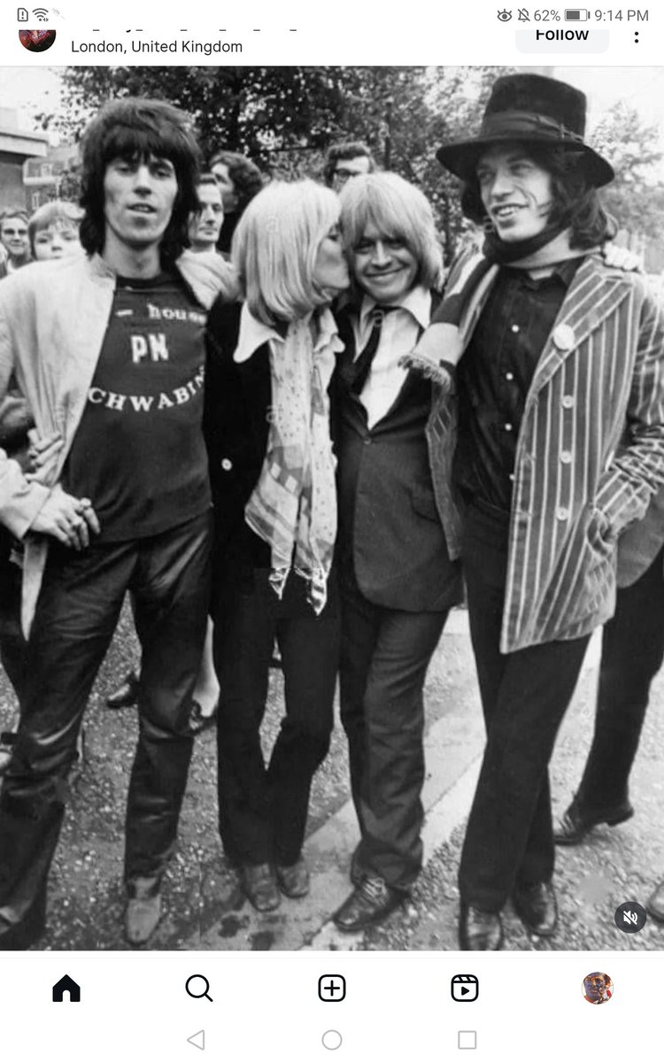 pat7boy's tweet photo. #BrianJones with #SukiPotier and two other lads
@BillPourquoimec @hiddenliburua https://t.co/ytfkWT6t5i