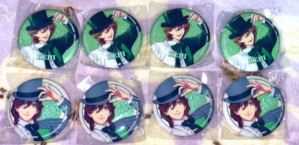 交換/譲渡】 うたプリ タブナイ 缶バッジ ガチャ カルナイ 譲) 嶺二