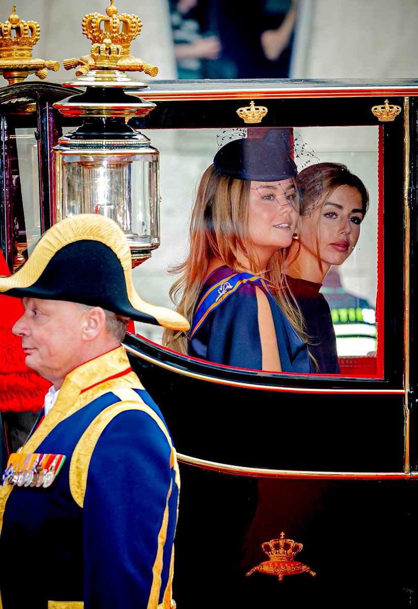 royalchildren_'s tweet photo. #PrincessAlexia and #PrincessAriane of The Netherlands attend the State opening of the Parliament (“Prinsjesdag”), at The Royal Theatre in The Hague, Netherlands 👑 -September 16th 2025.
.
📷 : Patrick van Katwijk/@GettyImages https://t.co/8QhBkAn8HC