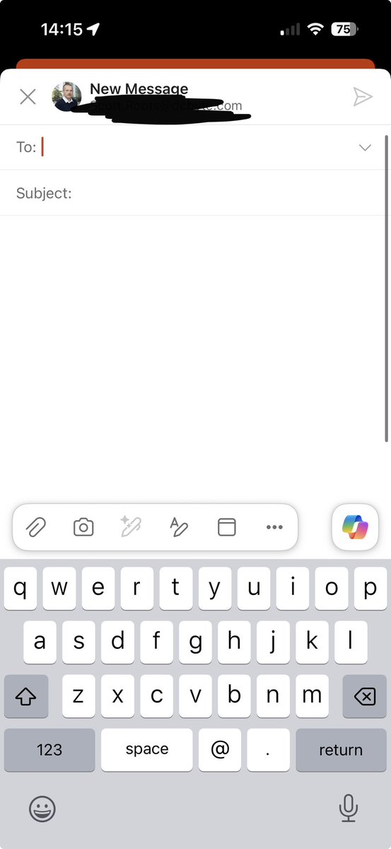 scottroots's tweet image. Dear @Microsoft and @Apple whoever signed off the #CoPilot button on the #outlook #ios app right where ‘send’ should be, can you please slap them?

Thanks,
Signed everyone.

X