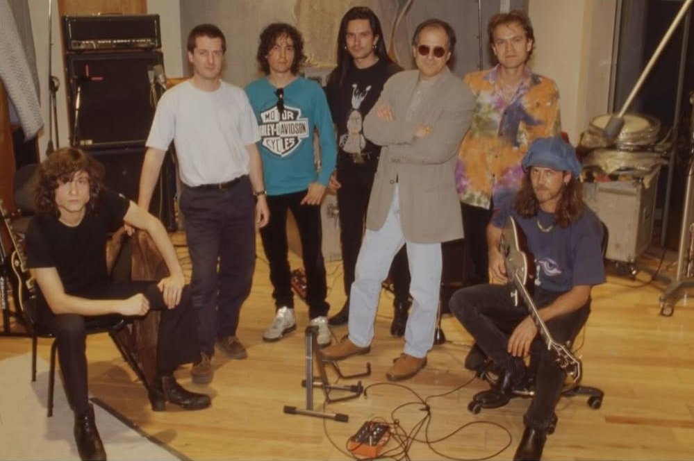 Grabación de Avalancha.
Estudios Soundcastle. 
Los Ángeles, California. 1995. 

#HeroesdelSilencio #PedroAndreu #JoaquinCardiel #EnriqueBunbury #JuanValdivia #AlanBoguslavsky
