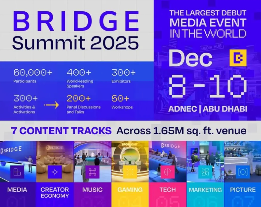 range_studios's tweet photo. Hey Rangers!

We've recently returned from the inaugural BRIDGE Summit in Abu Dhabi.

BRIDGE Summit was a first-of-its-kind event that served as both a conference and an exhibition for the entire media and entertainment industry. Over three days, 1000s of creators, brands, and leaders converged at the ADNEC Centre in Abu Dhabi.

The mission was clear: 𝗔𝗹𝗶𝗴𝗻, 𝗣𝗹𝗮𝗻, and 𝗞𝗶𝗰𝗸 𝗼𝗳𝗳 the next evolution for creators, decision makers, and industry leaders. Collaboration is key in the industry, and the value of relationships was not overlooked.

A string of esteemed media leaders, legends, and representatives from the UAE government covered topics on AI, media, picture, publishing, music, sports, and the future of the creator economy. During the event, we were fortunate to create a free space in our mobile app that covered the daily session topics and discussions in detail.

We'd love to hear from you if you'd like to learn more about how the event shapes the future of media and entertainment.