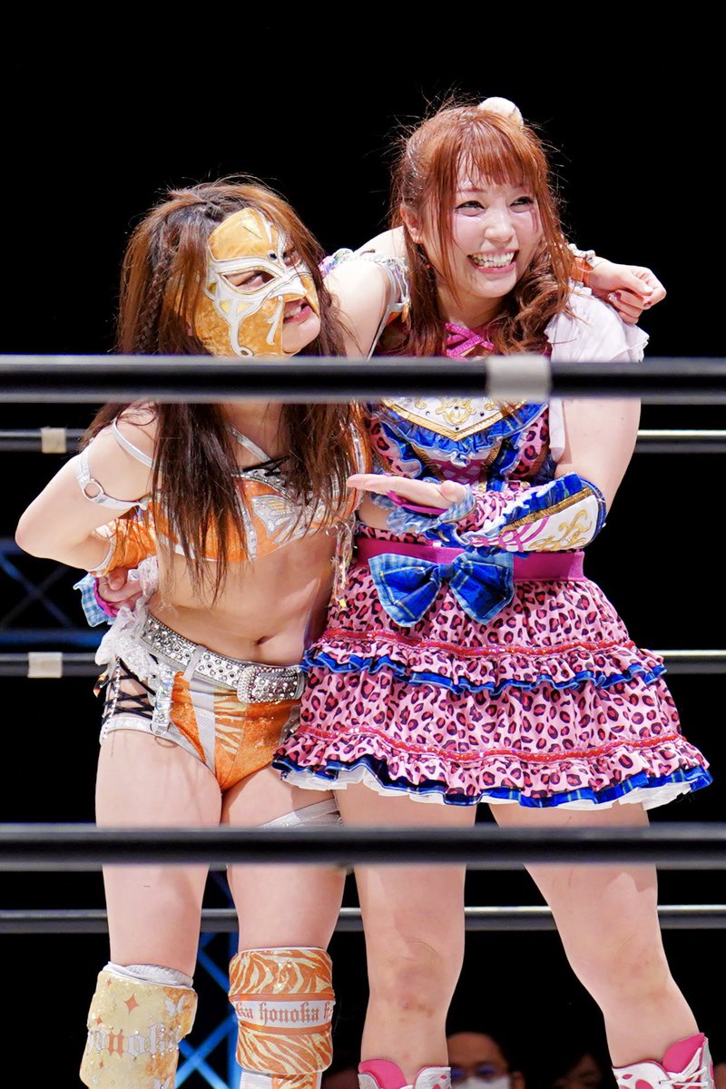 夜は #wavepro  さんでした🌊

炎華ちゃんとは2度目のシングルマッチ🔥

1度目は"涙のリクエスト"で、炎華ちゃんが私を指名してくれたんだったね😌