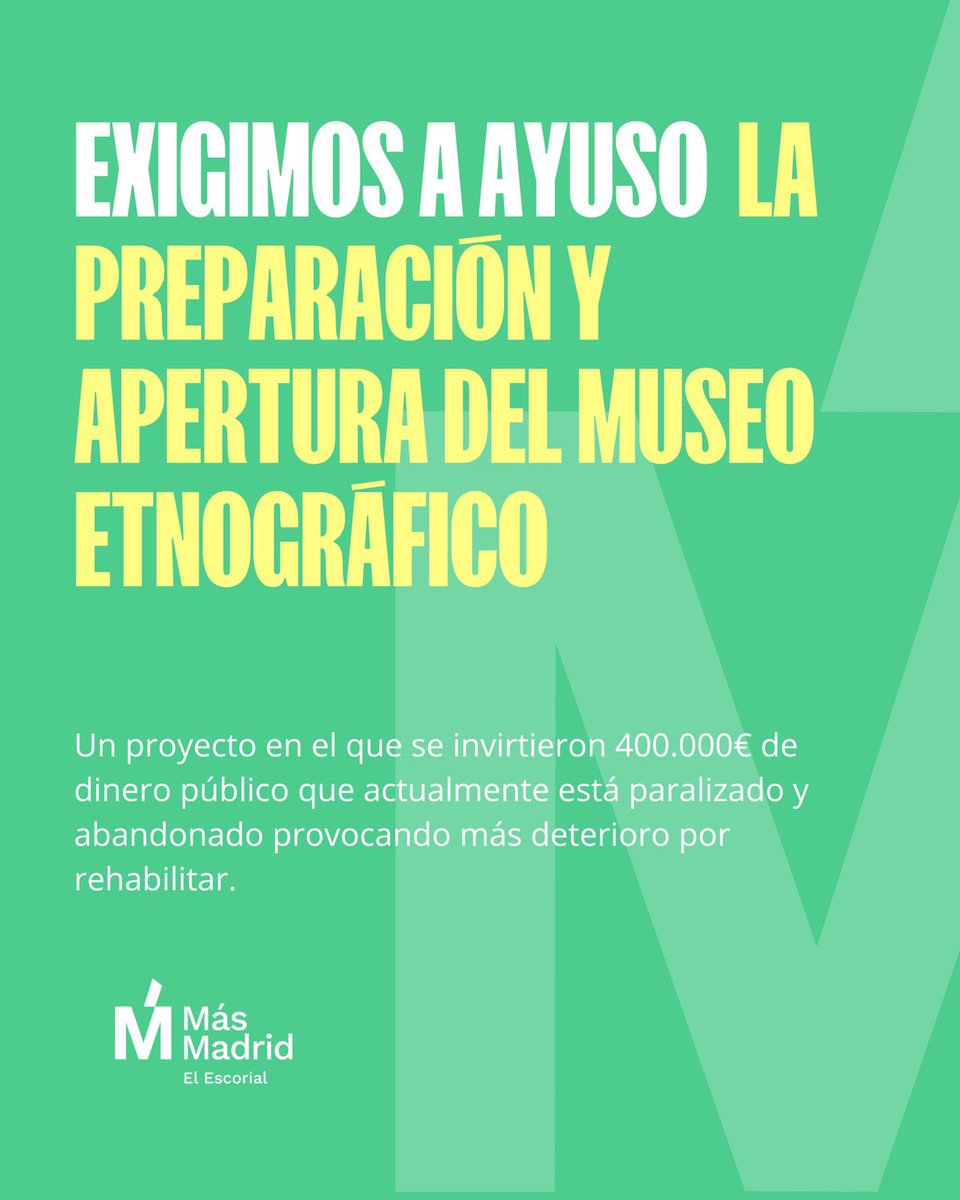 Más Madrid El Escorial tweet media