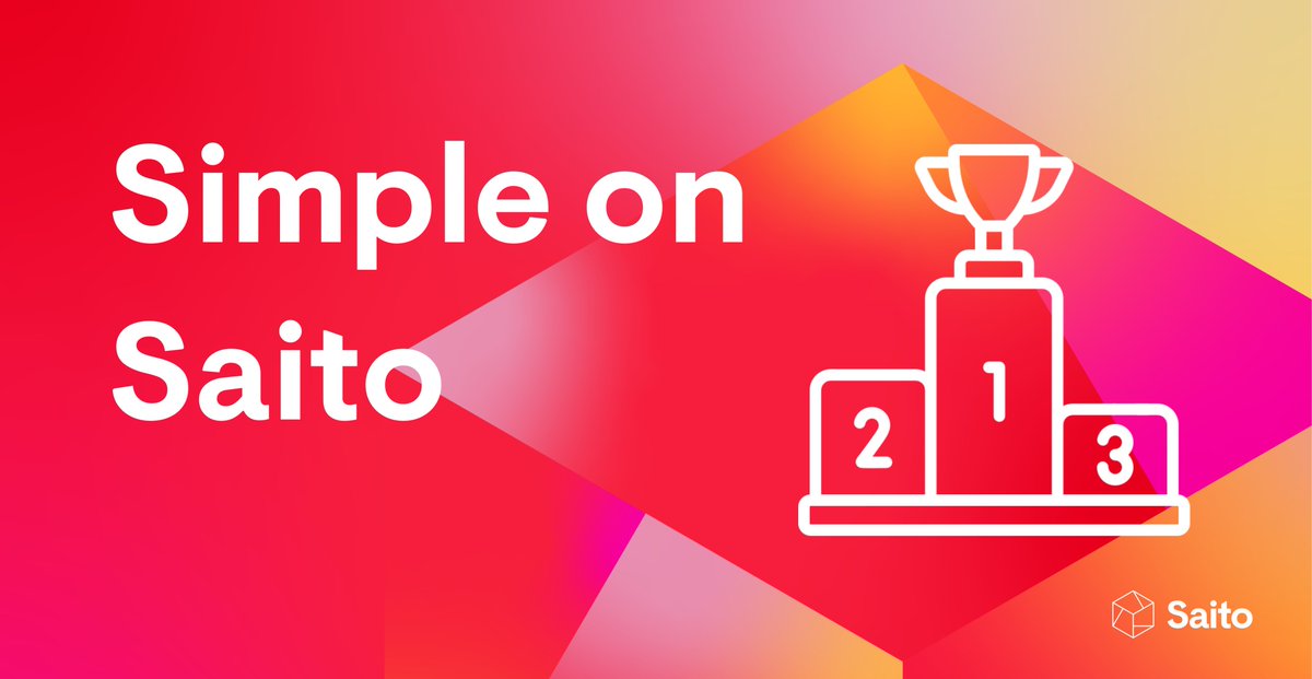 SaitoOfficial's tweet image. Simple on Saito: Leaderboards and Scoreboards 🟥

Leaderboard apps are a nightmare on most chains; too much data, too many updates.

On Saito, leaderboards are trivial:
Scores = transactions
History = pruned safely
Display = browser-native

Perfect for games, tournaments, partner…