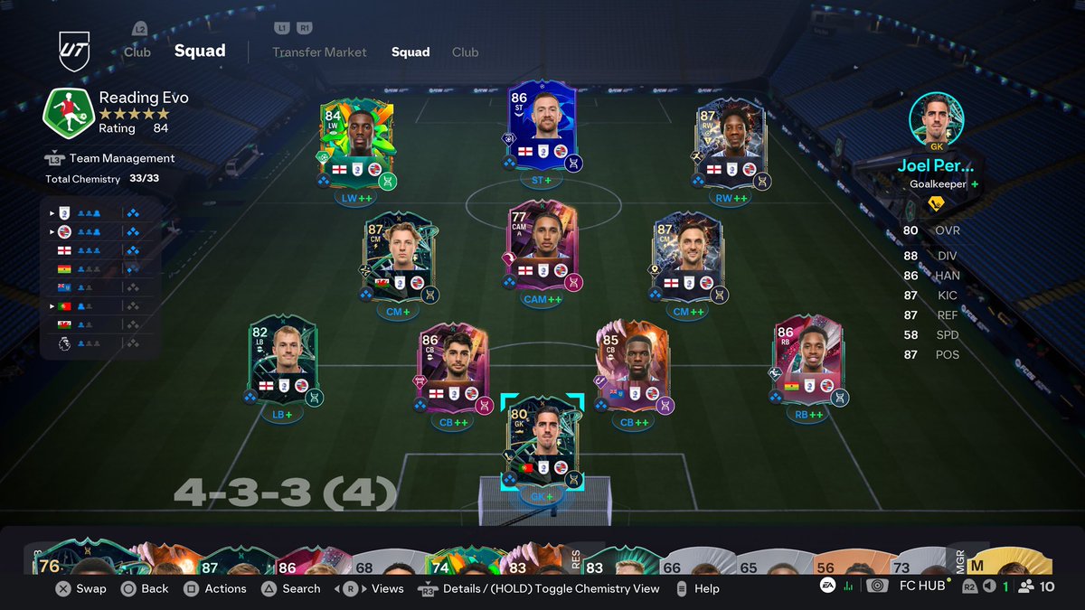 MHeyhoe91's tweet image. Somehow managed 10 wins in Weekend League with the Reading FC Evo team

Only way to have any sort of ‘fun’ is playing with this team 😂