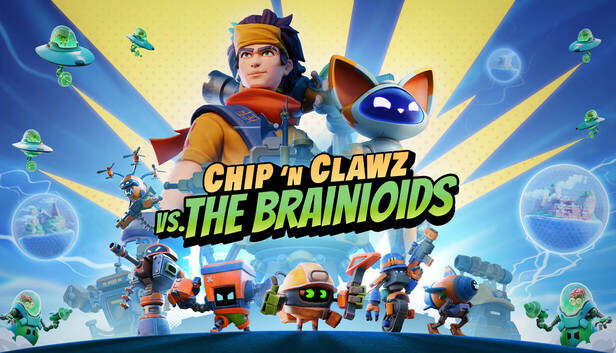 FREE GAME GIVEAWAY! 🎁 #FreeKeyFriday

Chip ‘n Clawz vs. The Brainioids, the action strategy game is AVAILABLE NOW and we wanna give 3 lucky gamers the chance to defeat Brains-in-Jars aliens. 👾

➡️ Follow <a href="/ArcGames/">Arc Games</a> &amp; <a href="/indieexchange/">Media Indie Exchange</a>
🔁 Repost
 👽 Comment your fav game with aliens