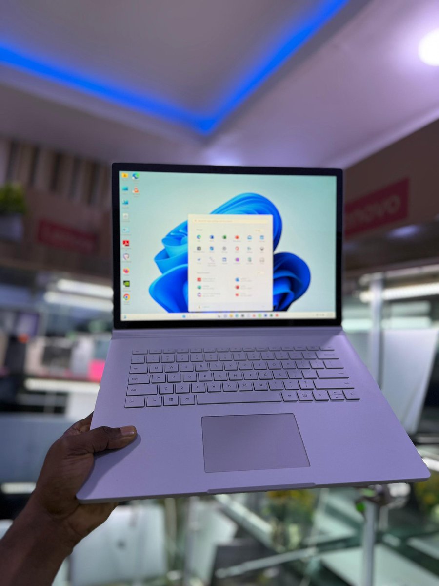 Microsoft Surface Book 3
Touchscreen 3k Display 
Core i7 10th Gen
1TB SSD
32GB Ram
Nvidia GeForce GTX 1660 Ti with Max-Q Design
6gb Dedicated Graphics 
15 inches 3k Display 
Keyboard Backlit 
Face ID unlock

₦830k