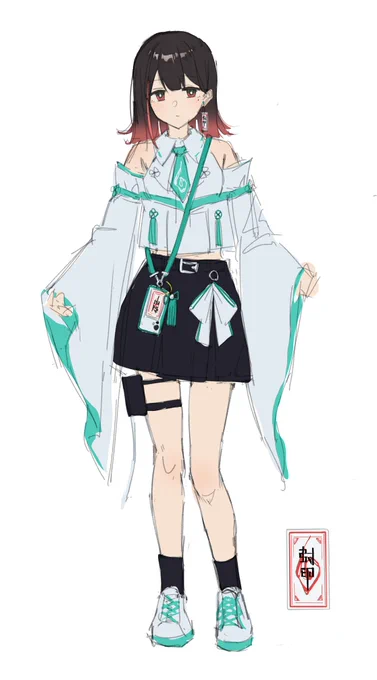 現代風巫女
