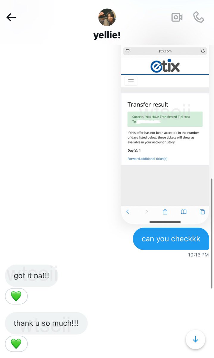 wtseII's tweet image. ticket sales (transferred to etix acc) #wttnx