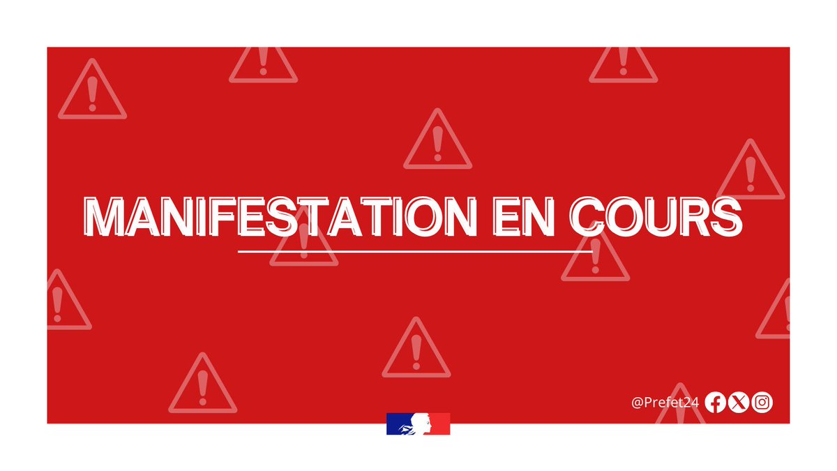 Image de Préfète de la Dordogne - [#Manifestations en #Dordogne]
À Sanilhac, des manifestants bloquent le rond-point du Pont-du-Cerf e