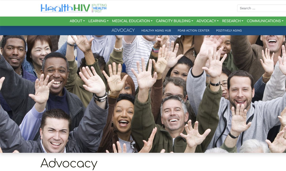 HealthHIV's tweet image. With HealthCare.gov open enrollment closing today, 12/15, it’s important to remember how far we’ve come in the fight for #accessible and #affordable #healthcare. HealthHIV’s work in #advocacy centers #patients in this area.

To learn more, visit: healthhiv.org/advocacy.