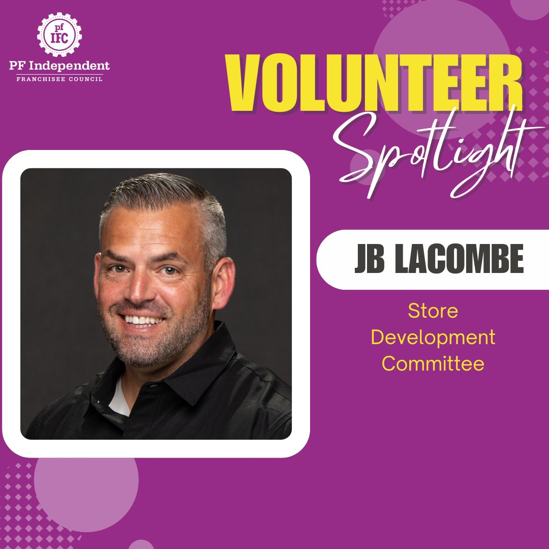 JB LaCombe, vice president of design and construction for Excel Fitness, has been a member of the IFC Store Development Committee since 2022. Since being on the committee, he has enjoyed making a positive change on development within the Planet Fitness system. #pfifc