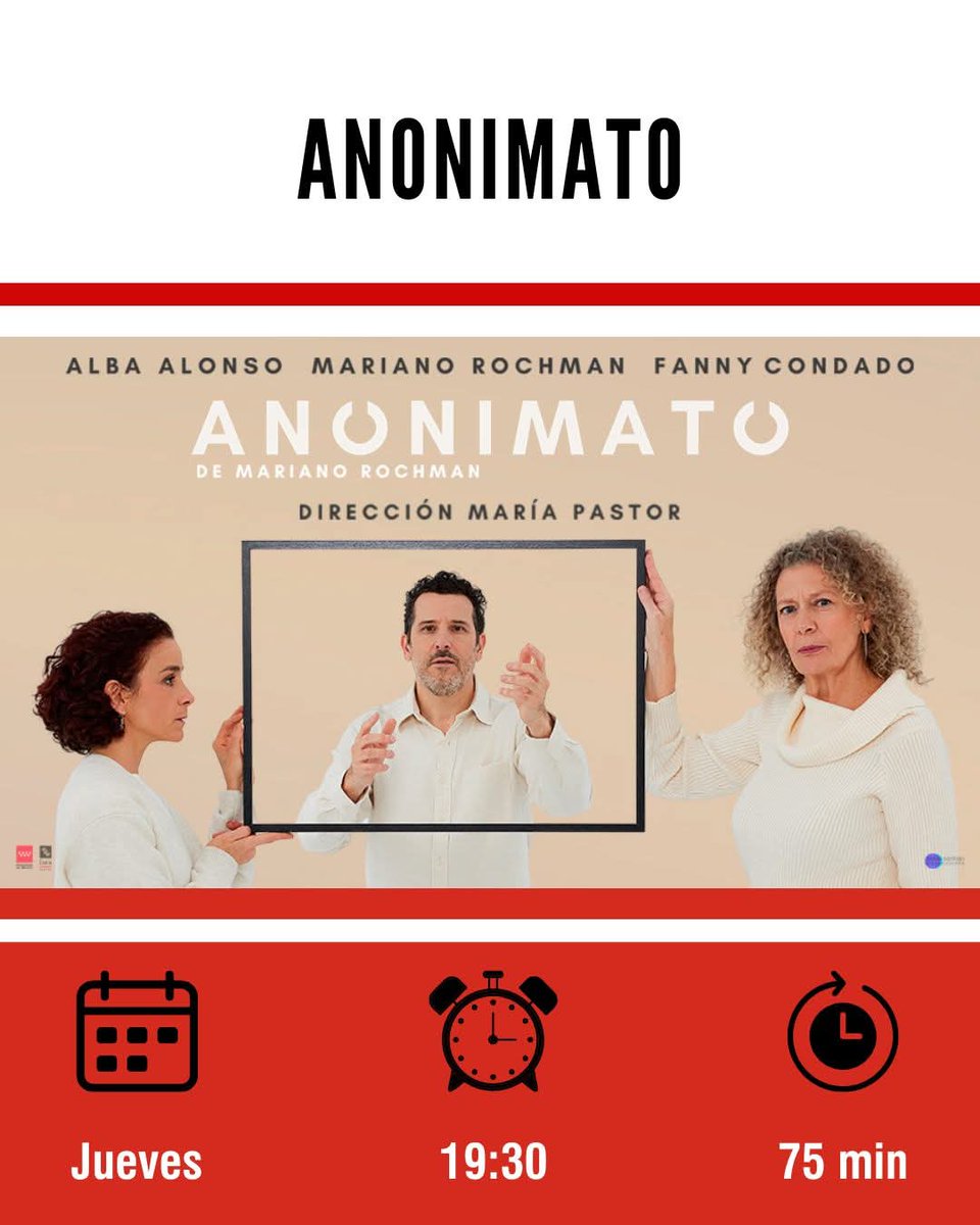 🤩 Comienza la cuenta atrás... ¡Nos vemos el próximo jueves 18 de diciembre en el <a href="/teatrolara/">Teatro Lara</a>! 🚀 2a Temporada #Anonimato 🎭

🎟️ teatrolara.com/programacion/a…

#Teatro #Madrid #Navidad