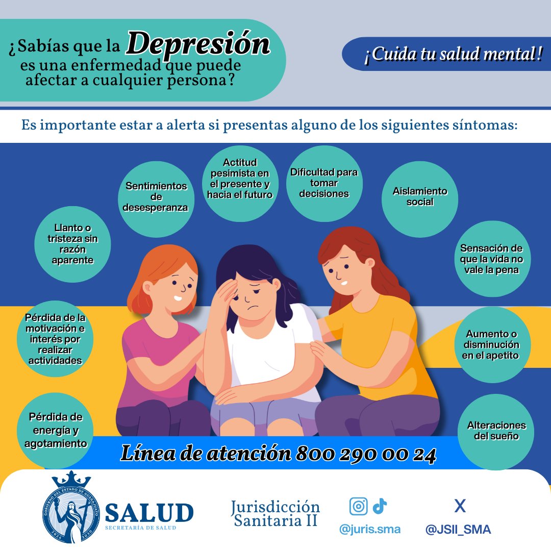 JSII_SMA's tweet image. 🎄 En medio de celebraciones, luces y reuniones, algunas personas pueden estar pasando momentos difíciles.
La depresión no siempre se nota, pero sí necesita atención. Detectarla a tiempo permite brindar apoyo y prevenir consecuencias mayores.

👉 Acércate #SaludMental #JSII