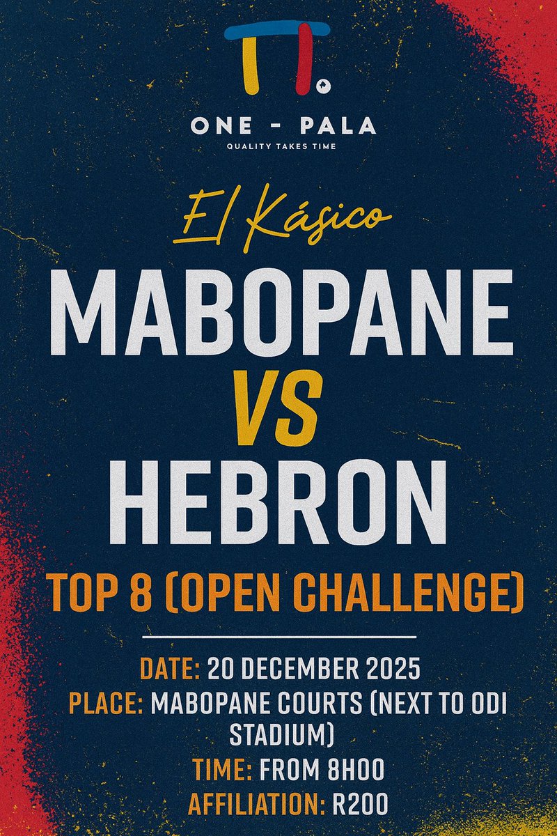 OnePalaLeague's tweet photo. Kasi Vs Kasi the great El Kásico
#onepala #kasiflava⚽🇿🇦 #qualitytakestime #townshipfootball https://t.co/BVn8J4WbxB