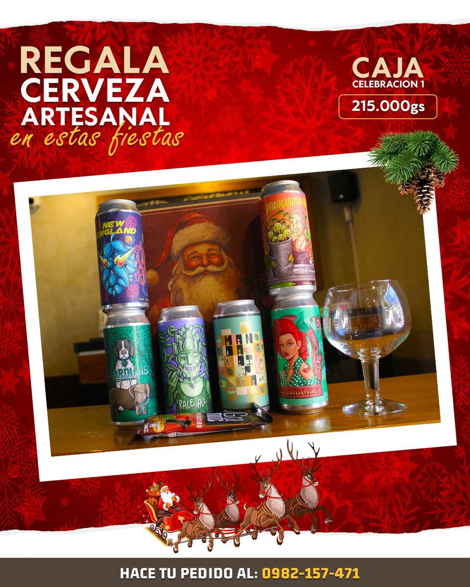 lugo_ch's tweet photo. @cerveroga Cajas de cerveza artesanal premium para regalar y celebrar estas fiestas como se merecen.
Sabores únicos para momentos únicos.
Regalar bien es regalar experiencia
Diseñadas para quienes eligen calidad, identidad y sabor.
Pedí tus cajas cerveceras al : 0982-157471 https://t.co/idxMmbt5zr