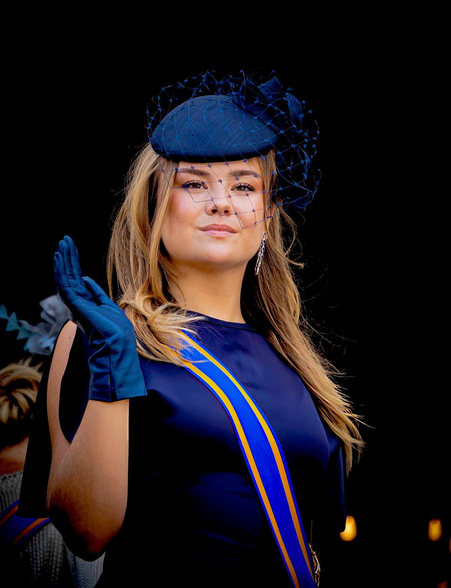 royalchildren_'s tweet photo. Princess Ariane of The Netherlands appears on the balcony of Noordeinde Palace after the State opening of the Parliament (“Prinsjesdag”), in The Hague 👑 -September 16th 2025.
.
📷 : Patrick van Katwijk/@GettyImages 
.
#PrincessAriane https://t.co/iSVeUIOO3j