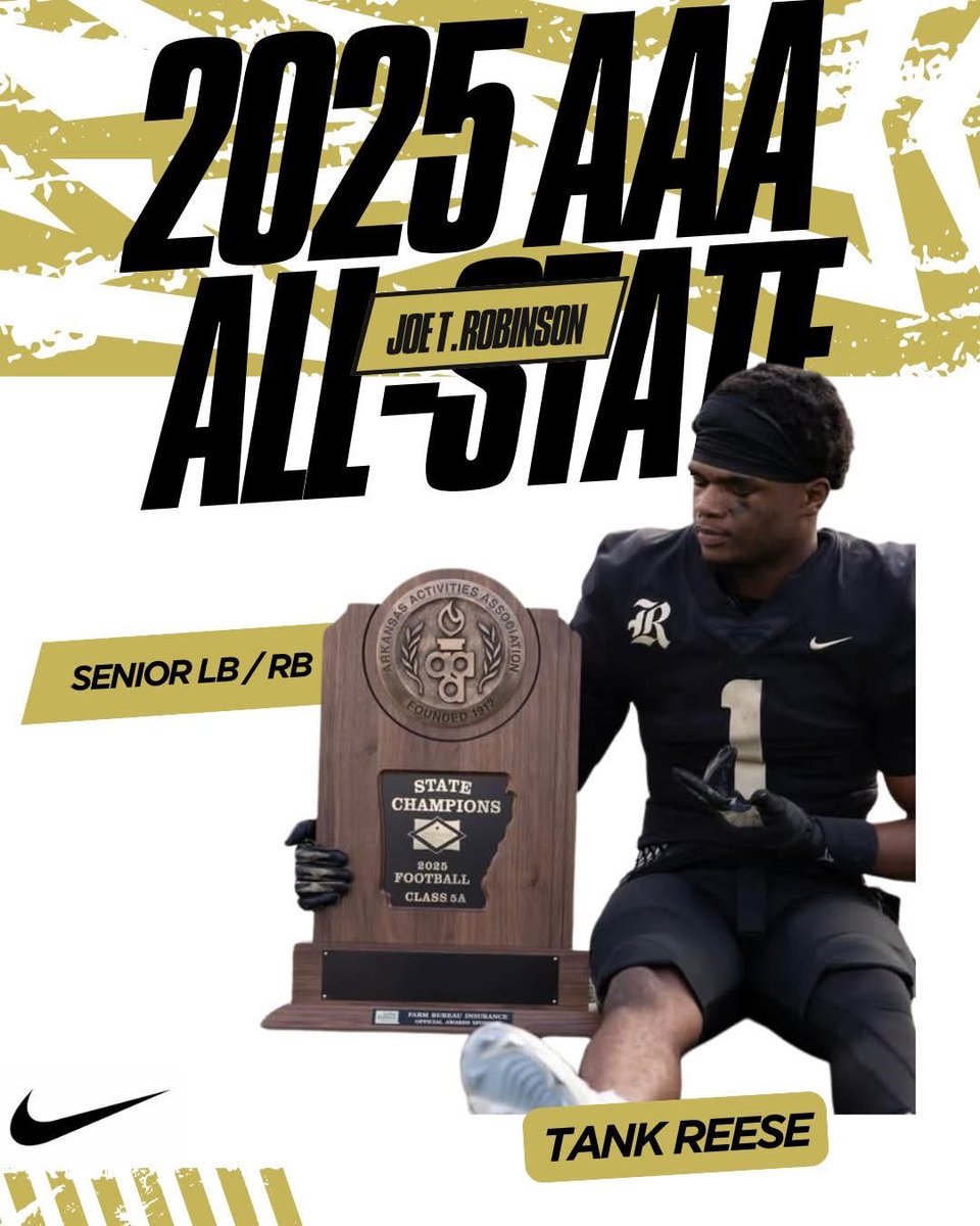 TankIsiah's tweet image. 3x All -State
153 tackles 
5 sacks 
3 forced fumbles