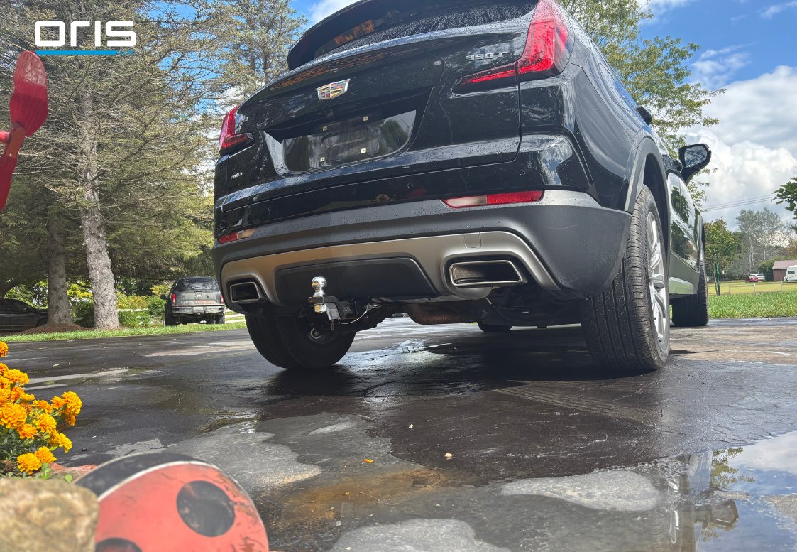 A Cadillac XT-4 stands for style, confidence and a clean, modern design. The #ORIS #DisappearingHitch adds capability without changing any of that.
It stays hidden behind the bumper in everyday driving, preserving the unmistakable #Cadillac look. #hitch