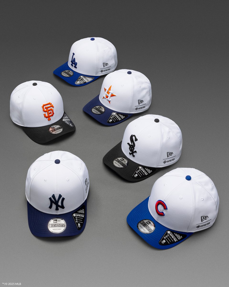 NewEraCap's tweet image. Waterproof. Breathable. Lightweight. Shop GORETEX styles from select teams now at New Era Cap. newer.ac/GORETEX